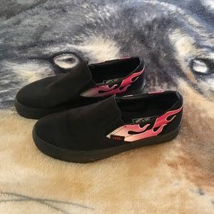 Rad pink flame Vans!
